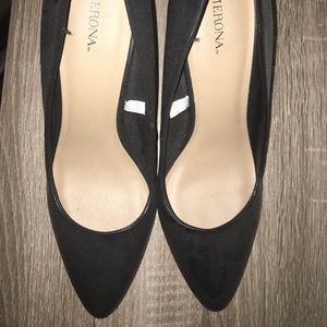 Lane Bryant classic black pumps